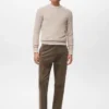 Pull en maille de laine mélangée