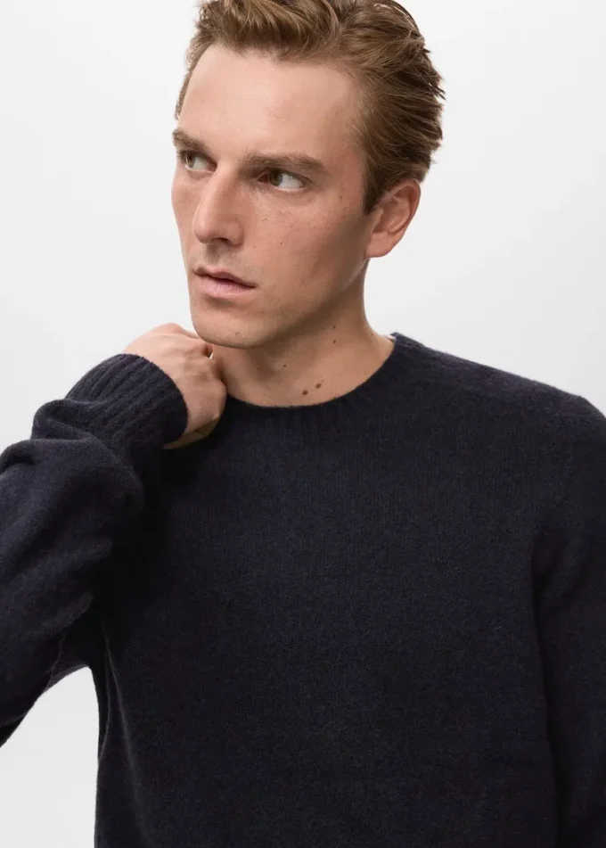 Pull en maille de laine mélangée Pull en maille de laine mélangée