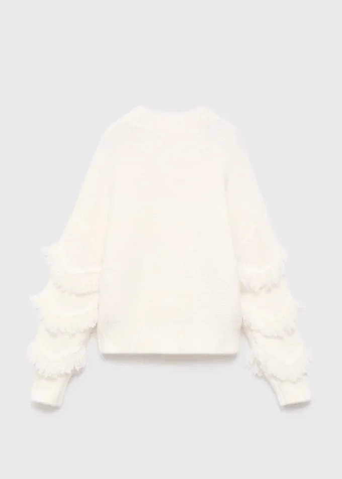 Pull en maille à franges Pull en maille à franges
