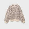 Pull en maille imprimé léopard