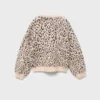 Pull en maille imprimé léopard