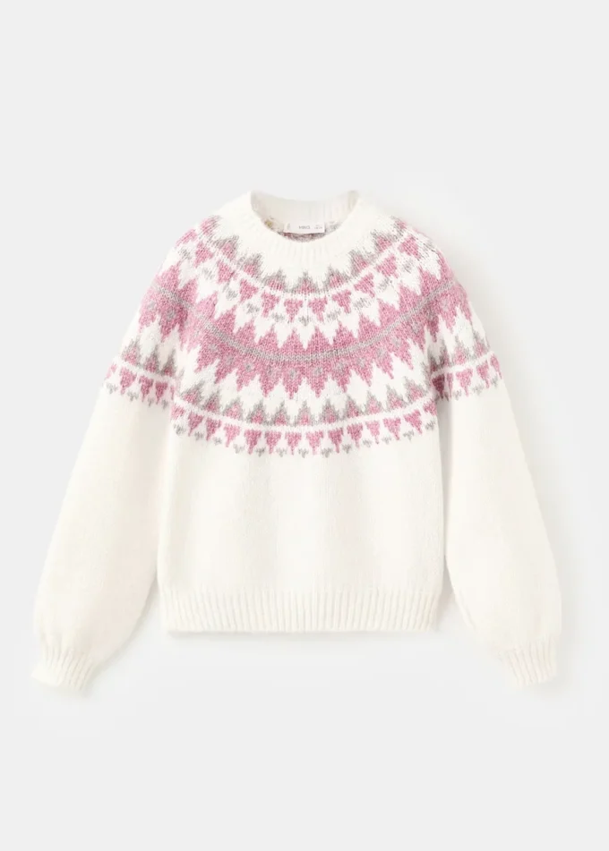 Pull en maille jacquard