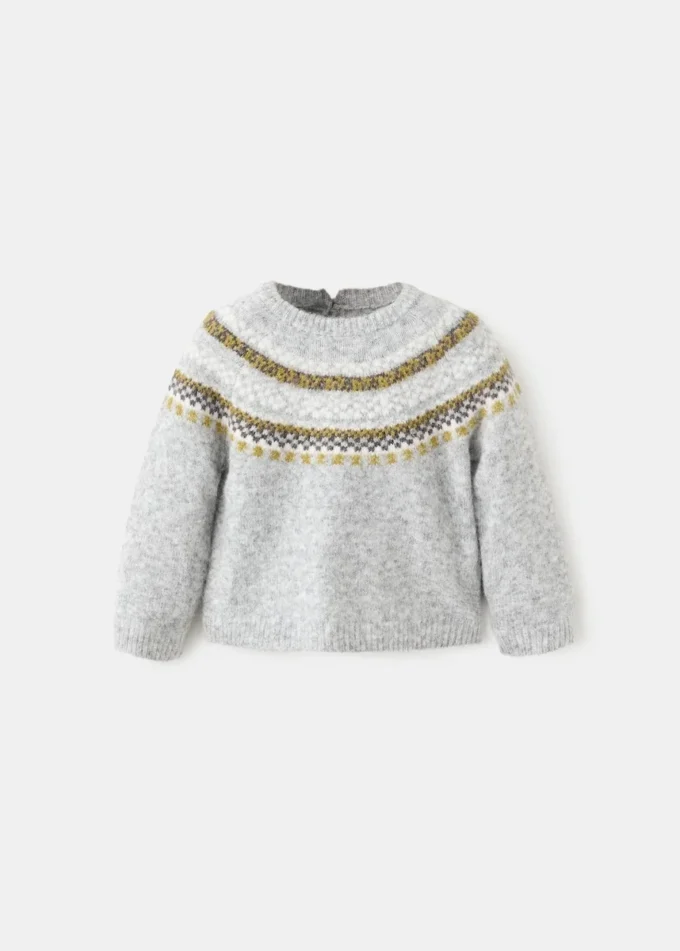 Pull en maille jacquard