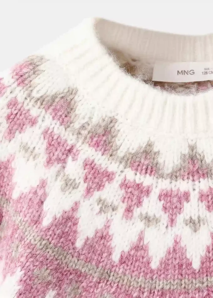 Pull en maille jacquard