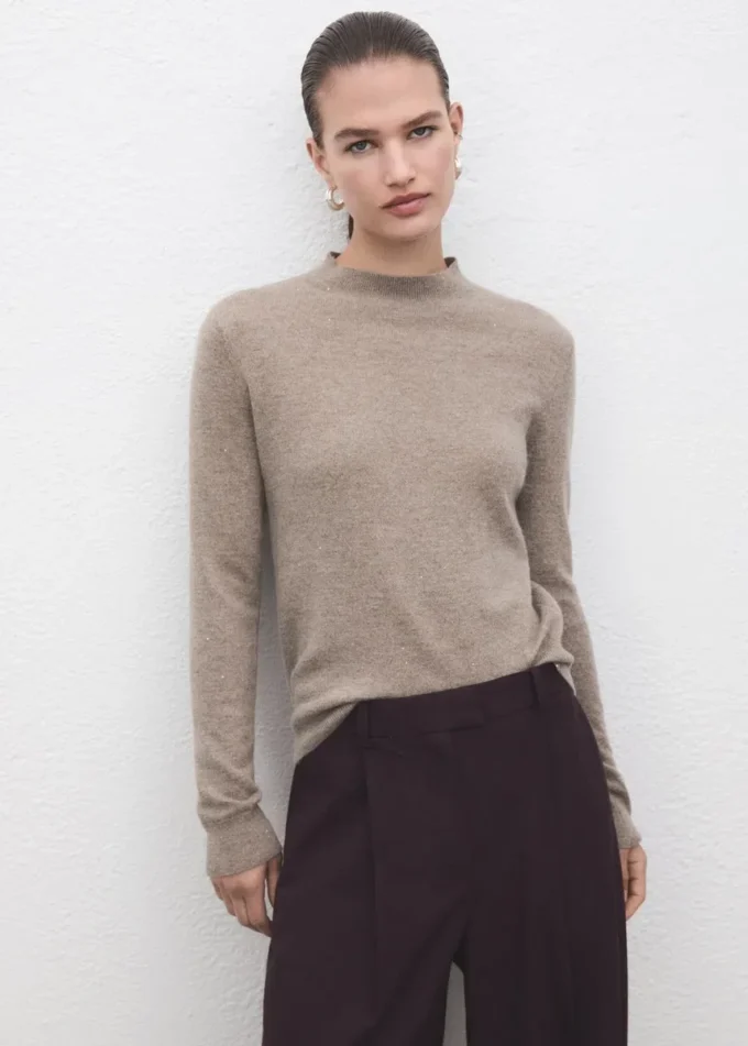 Pull en maille lurex