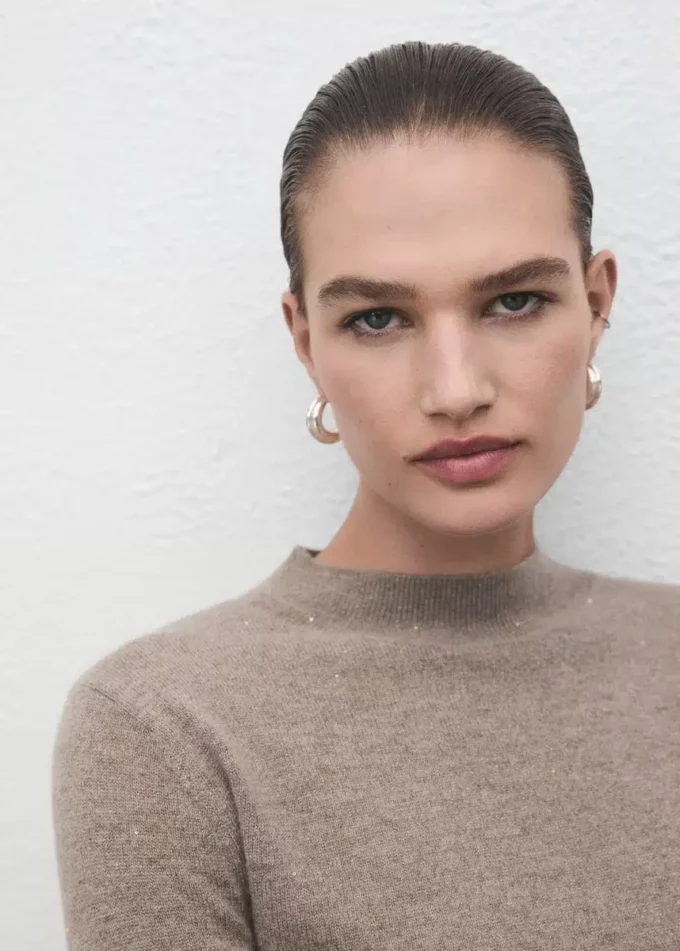 Pull en maille lurex
