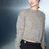Pull en maille lurex mouchetée