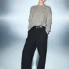Pull en maille lurex mouchetée