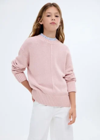 Pull en maille à manches longues