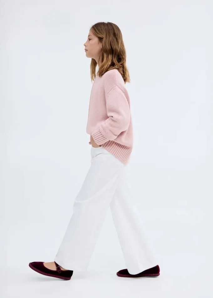 Pull en maille à manches longues