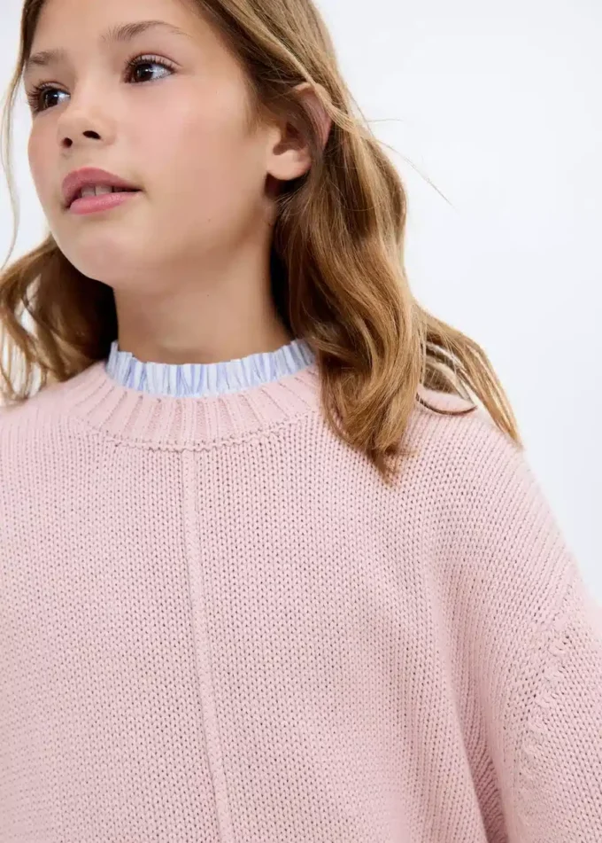 Pull en maille à manches longues
