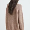 Pull en maille marbrée