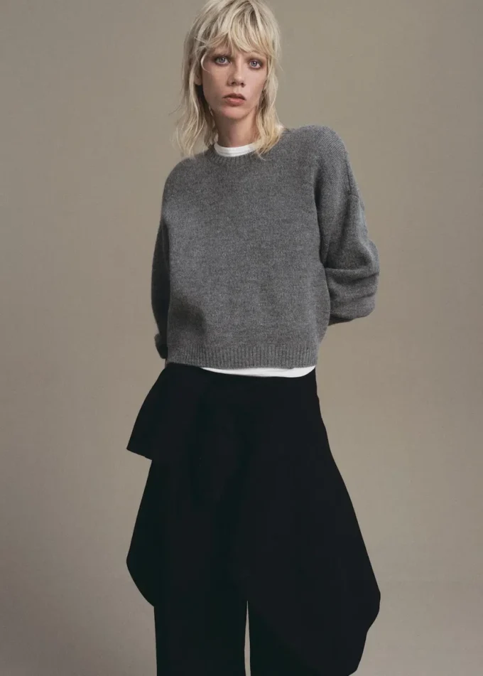 Pull en maille moyenne