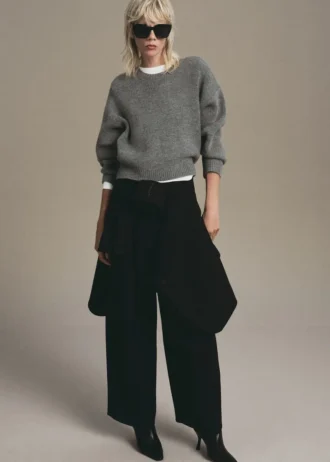 Pull en maille moyenne