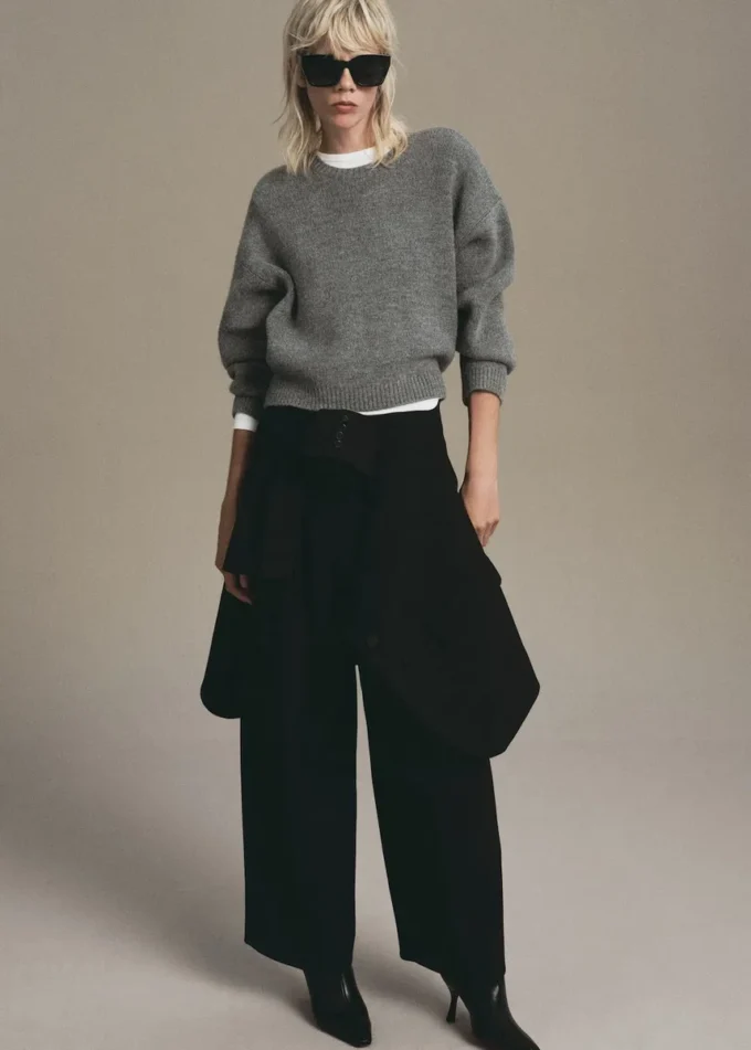 Pull en maille moyenne