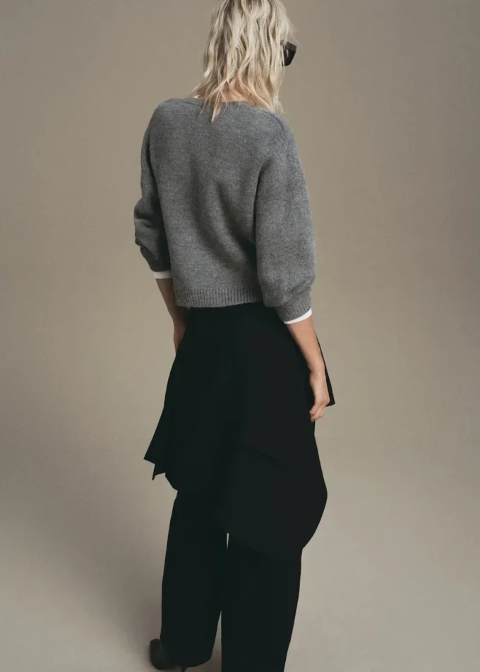 Pull en maille moyenne