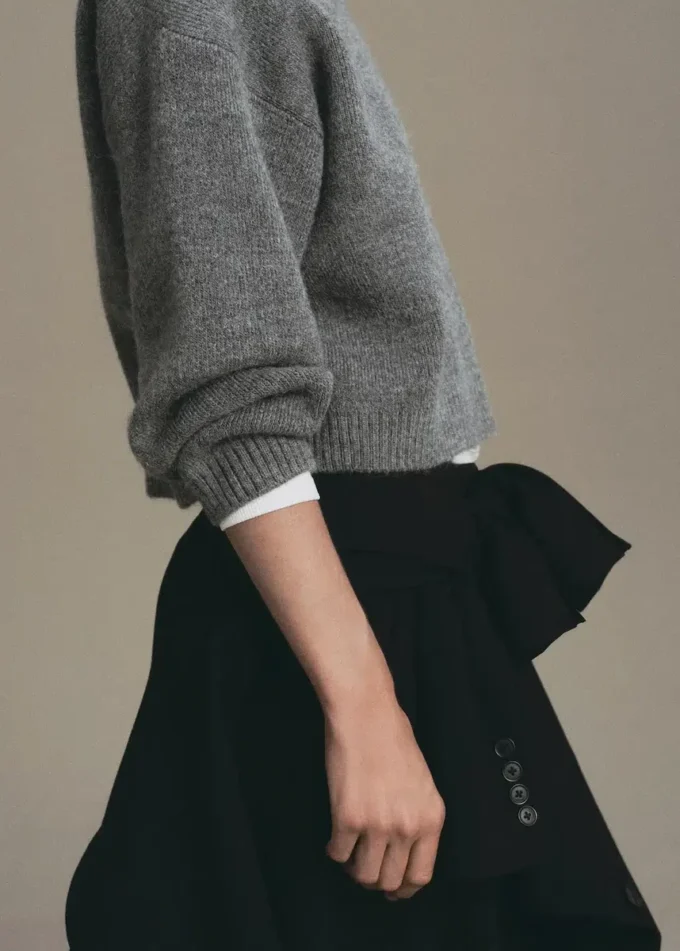 Pull en maille moyenne