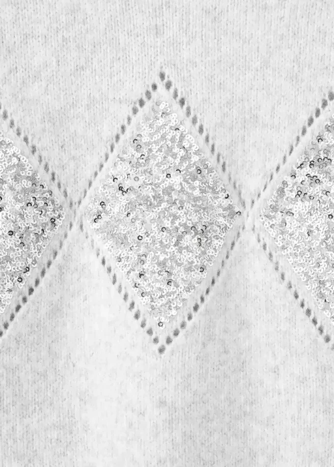 Pull en maille à paillettes