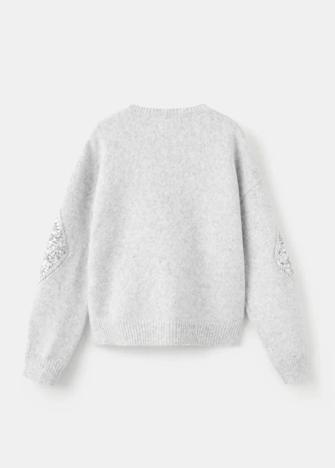 Pull en maille à paillettes
