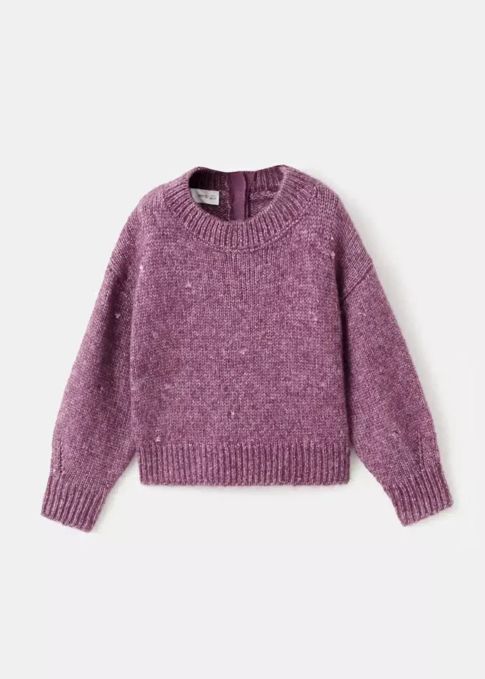 Pull en maille à paillettes
