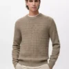 Pull en maille structurée