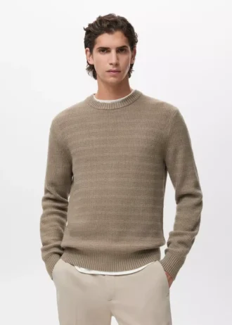 Pull en maille structurée