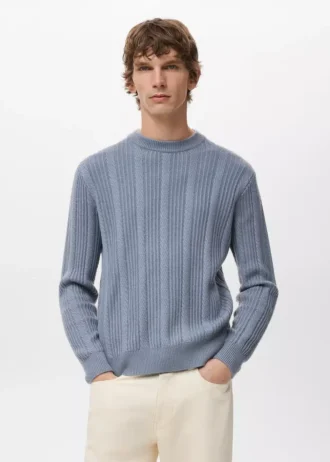 Pull en maille structurée