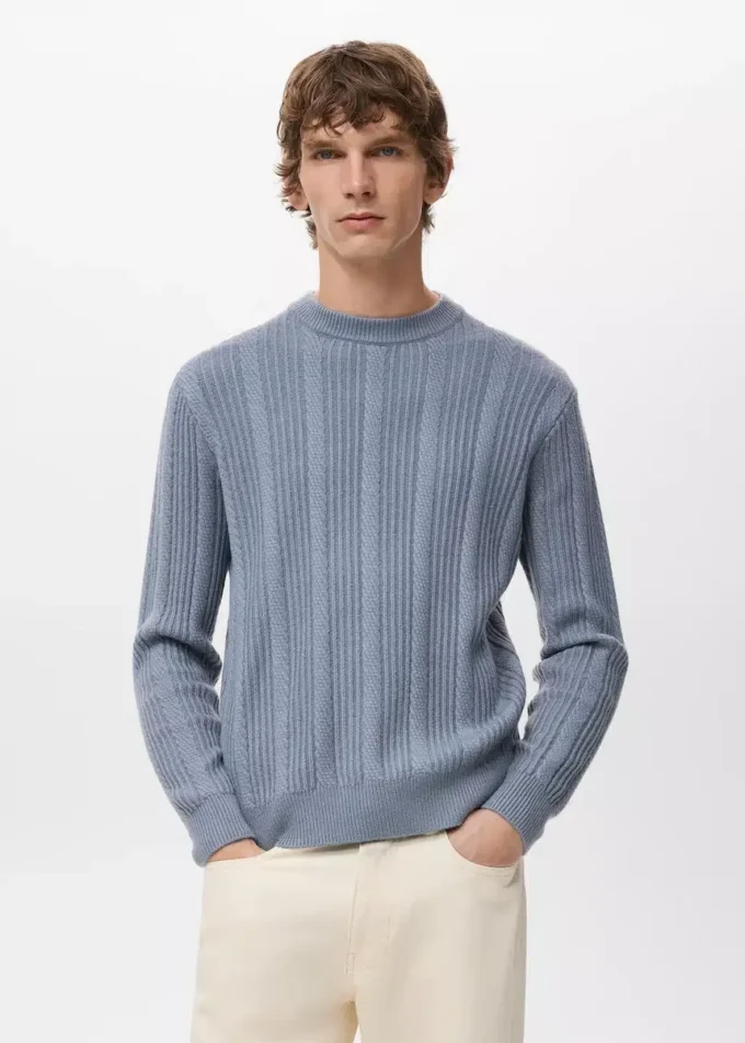 Pull en maille structurée Pull en maille structurée