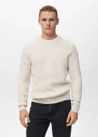 Pull en maille structurée