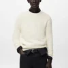 Pull en maille structurée 100 % coton Pull en maille structurée 100 % coton