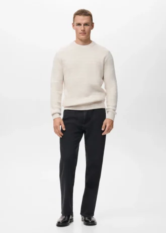 Pull en maille structurée