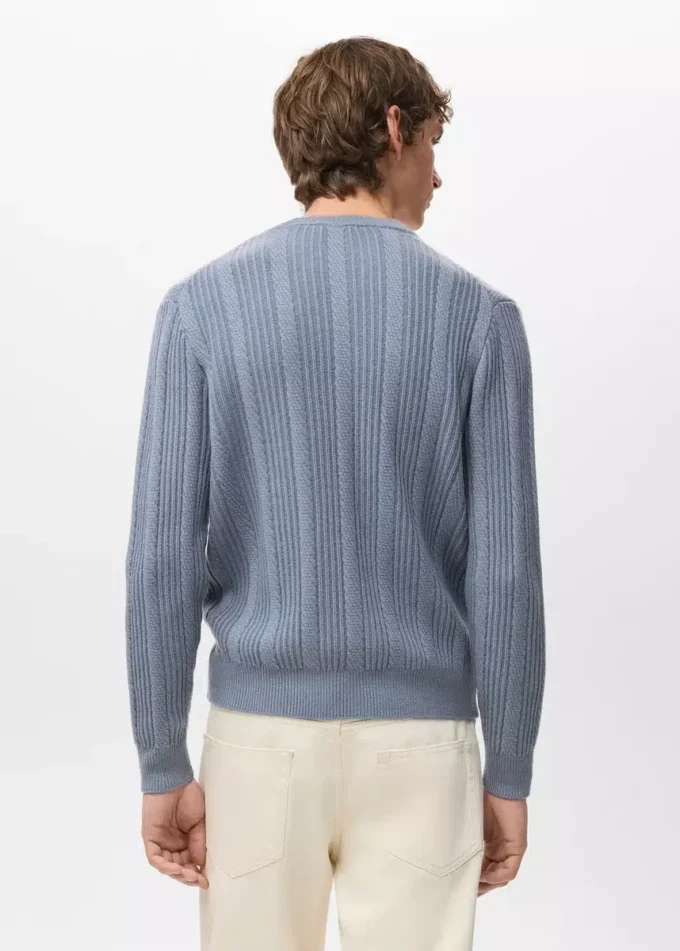 Pull en maille structurée Pull en maille structurée