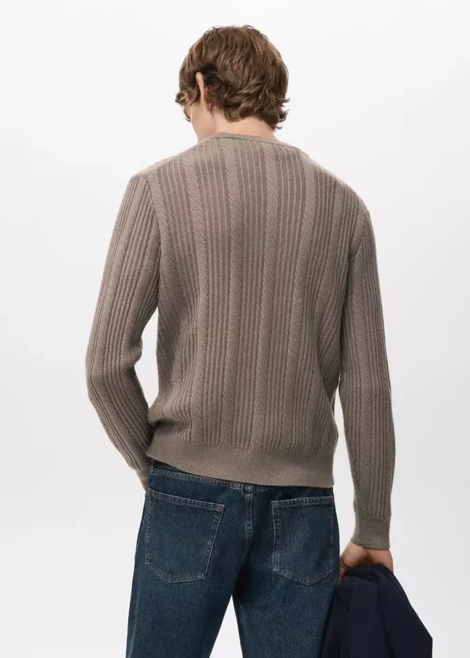 Pull en maille structurée Pull en maille structurée