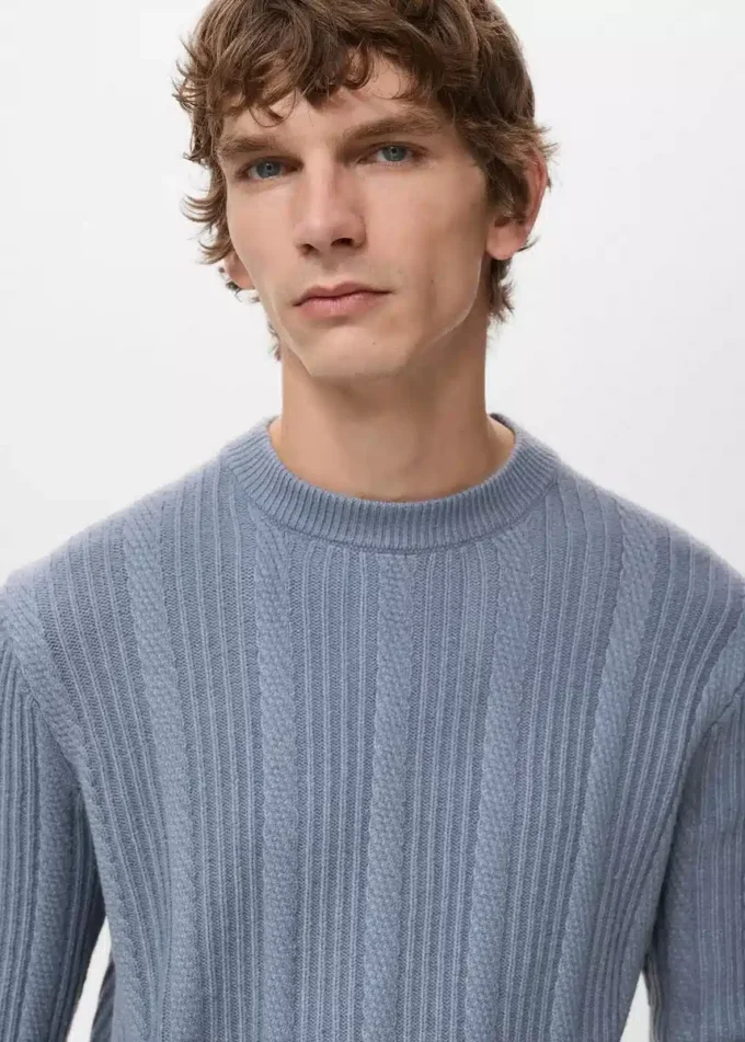 Pull en maille structurée Pull en maille structurée