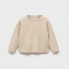 Pull en maille torsadée