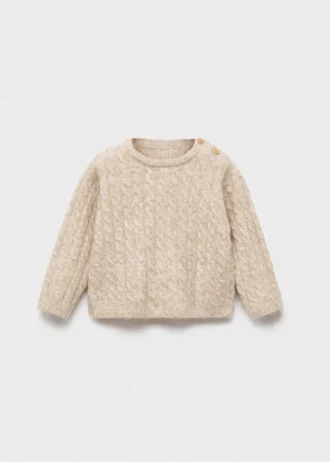 Pull en maille torsadée