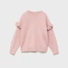 Pull en maille à volants