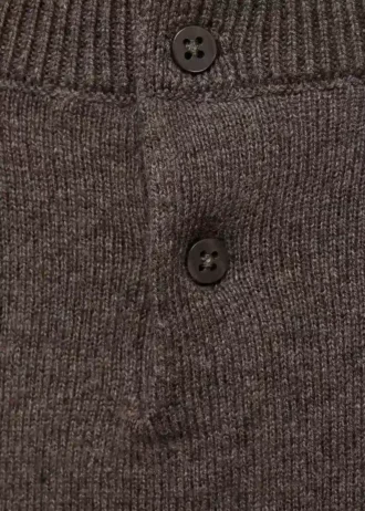 Pull en maille à volants