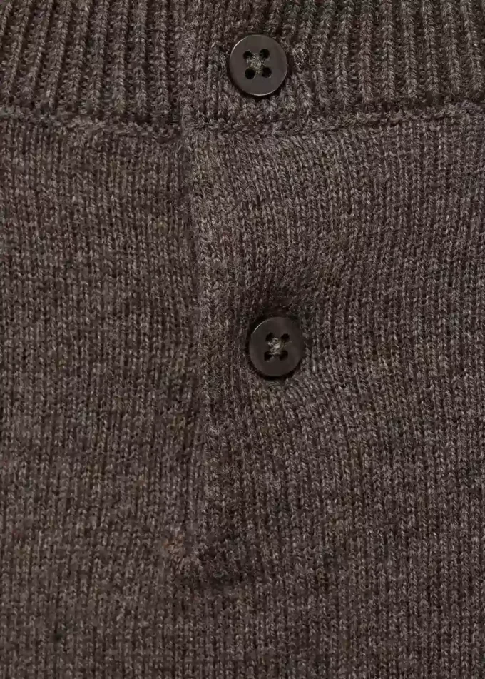 Pull en maille à volants
