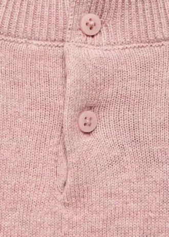 Pull en maille à volants