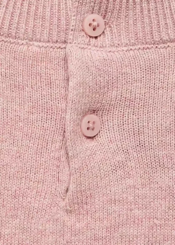 Pull en maille à volants