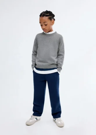 Pull essentiel en coton mélangé
