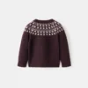 Pull jacquard à boutons Pull jacquard à boutons
