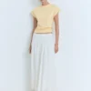 Pull à manches courtes en maille fine