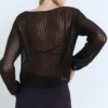 Pull à manches longues en crochet