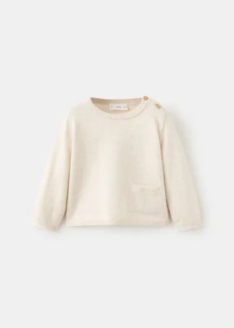 Pull à poche en tricot