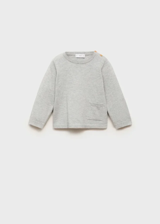 Pull à poche en tricot Pull à poche en tricot