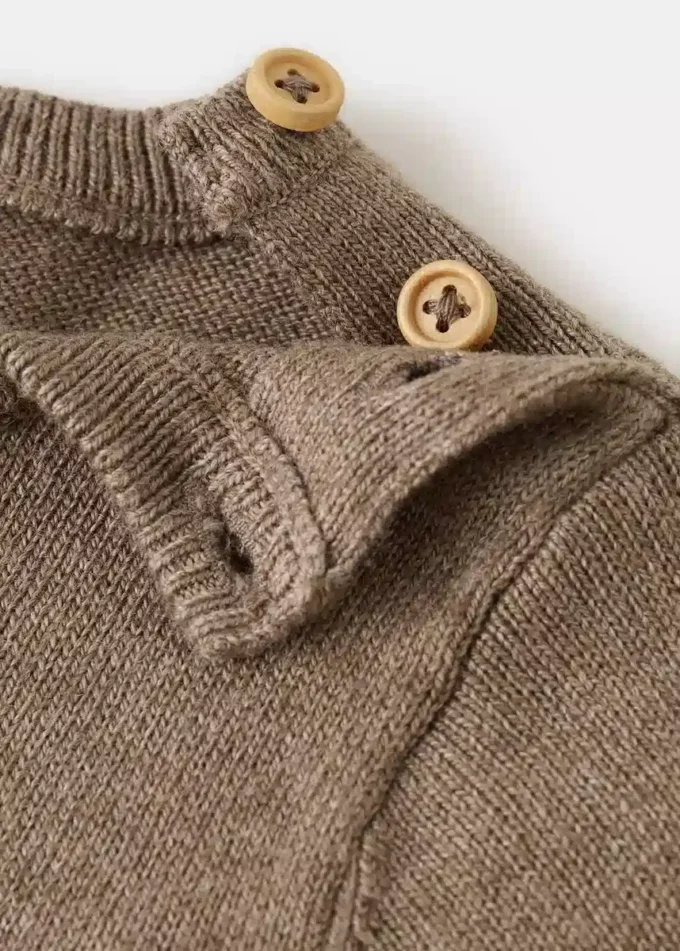 Pull à poche en tricot