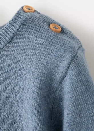 Pull à poche en tricot