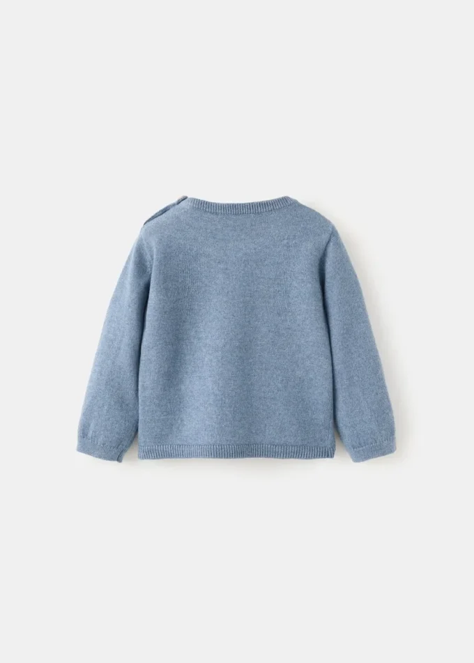 Pull à poche en tricot